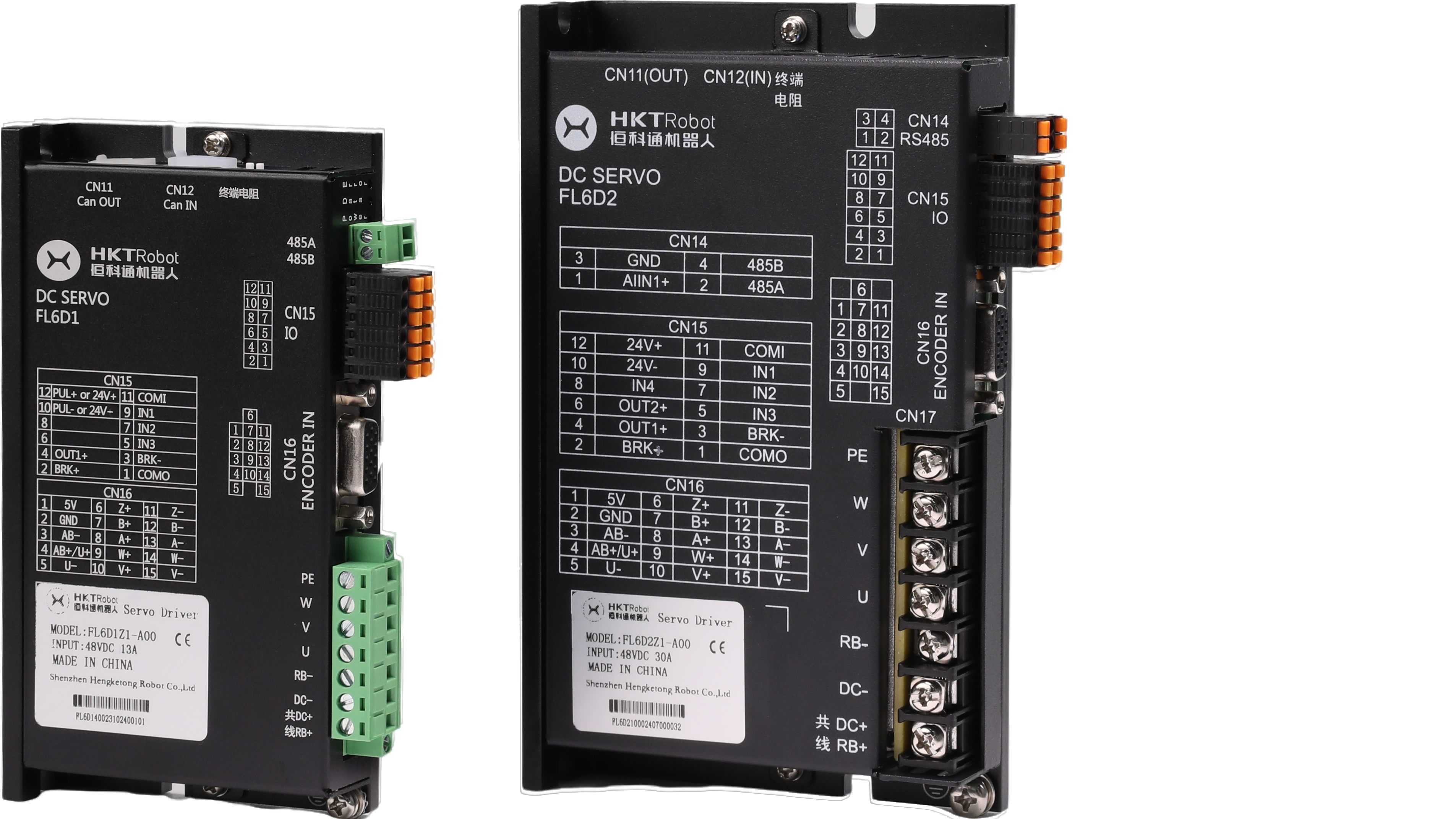 48V Low Voltage Servo Drive for Warehousing & Logistics AGV/AMR Robots