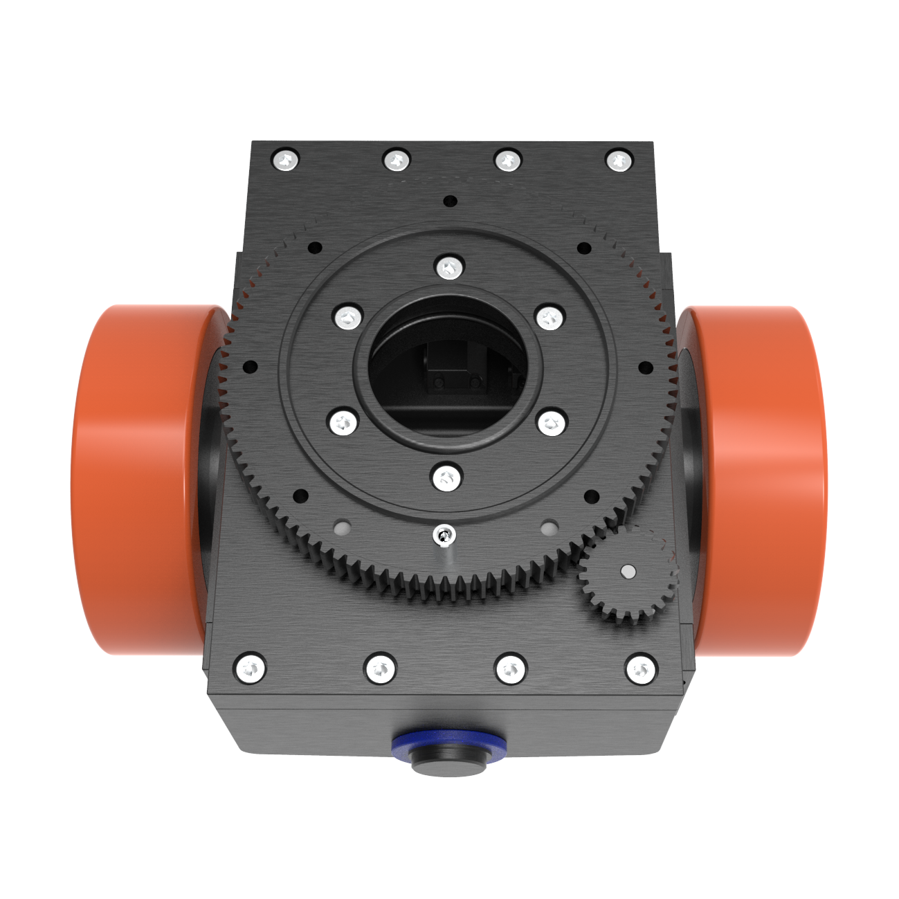FourWay Integrated Differential AGV Motor Wheel for 750W Motors Load 1500kg