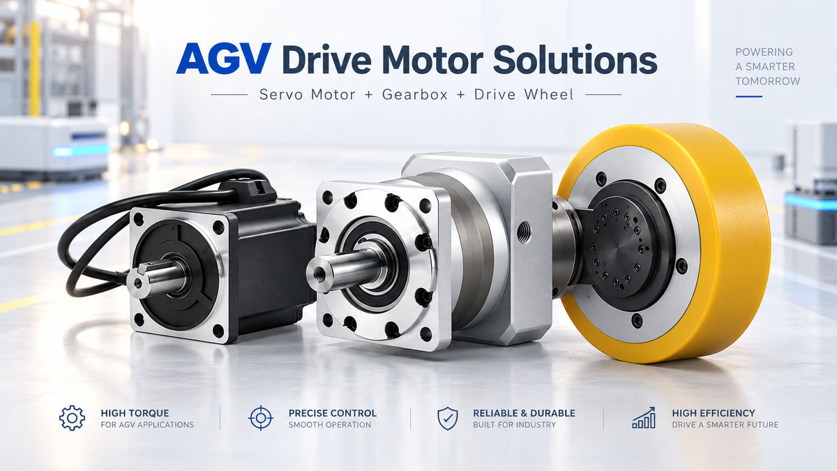 AGV Drive Motor Solutions: 4 Common Options Explained