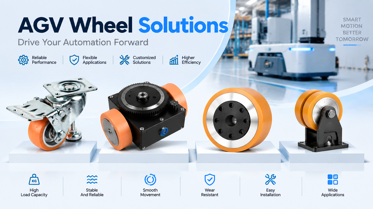 AGV Drive Wheel Vs Caster Wheel Vs Guide Wheel: Differences And Selection Guide