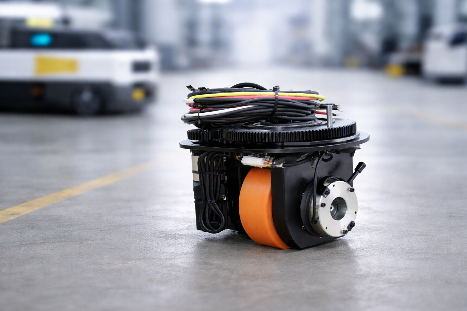 A Steering Wheel Solution for Better Path Accuracy in Latent Lifting AGVs