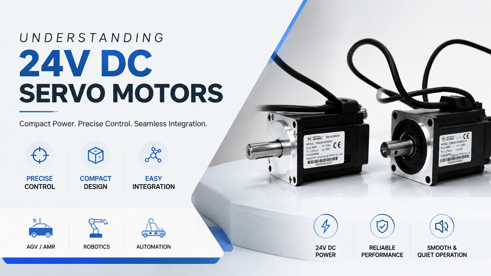 Understanding 24V DC Servo Motors: Selection Guide, Applications And Key Differences From 48V Models