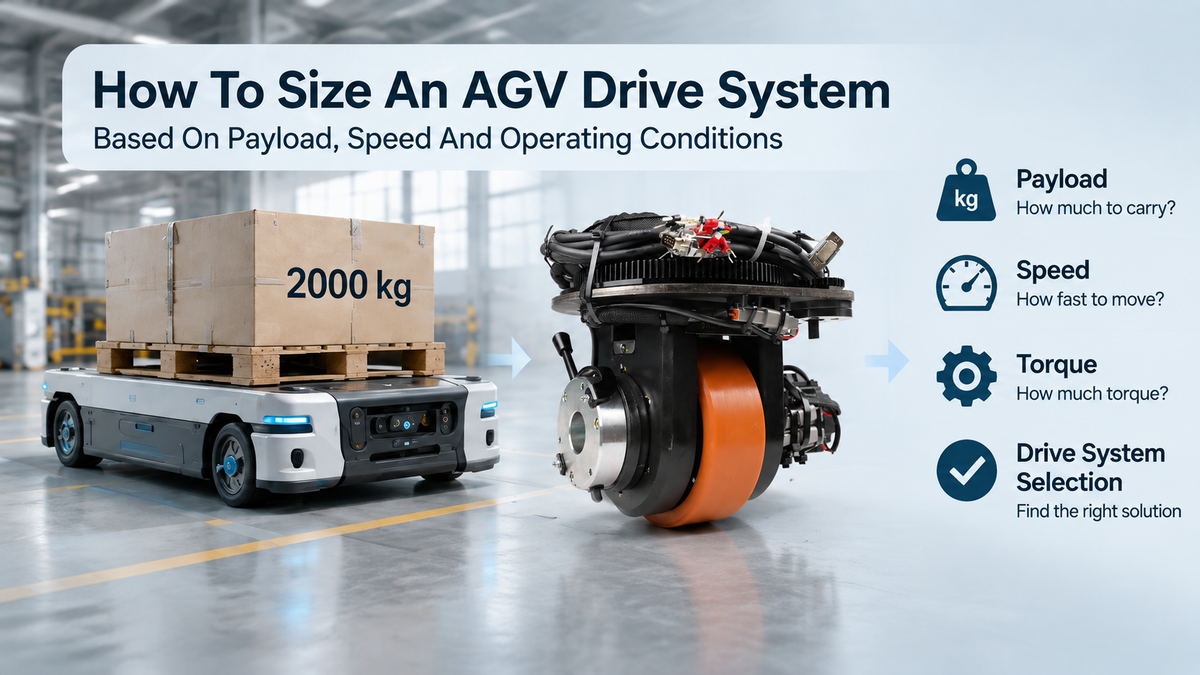 How To Size An AGV Drive System: A Practical Guide Based On Payload, Speed And Operating Conditions
