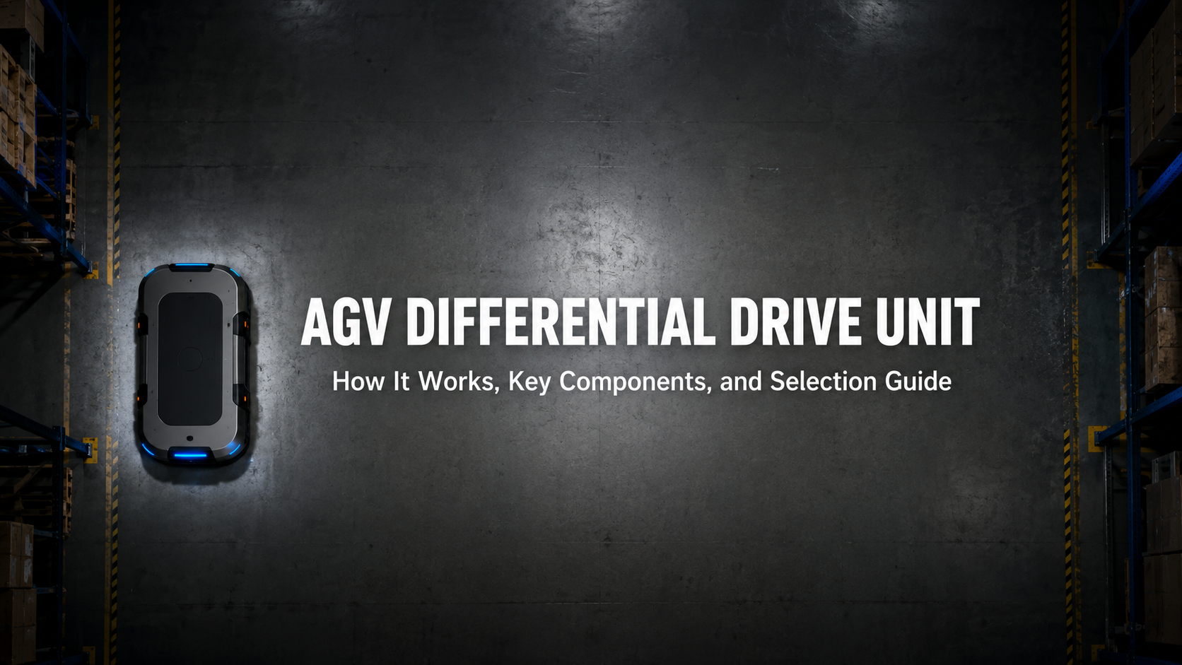 AGV Differential Drive Unit: How It Works, Key Components, and Selection Guide