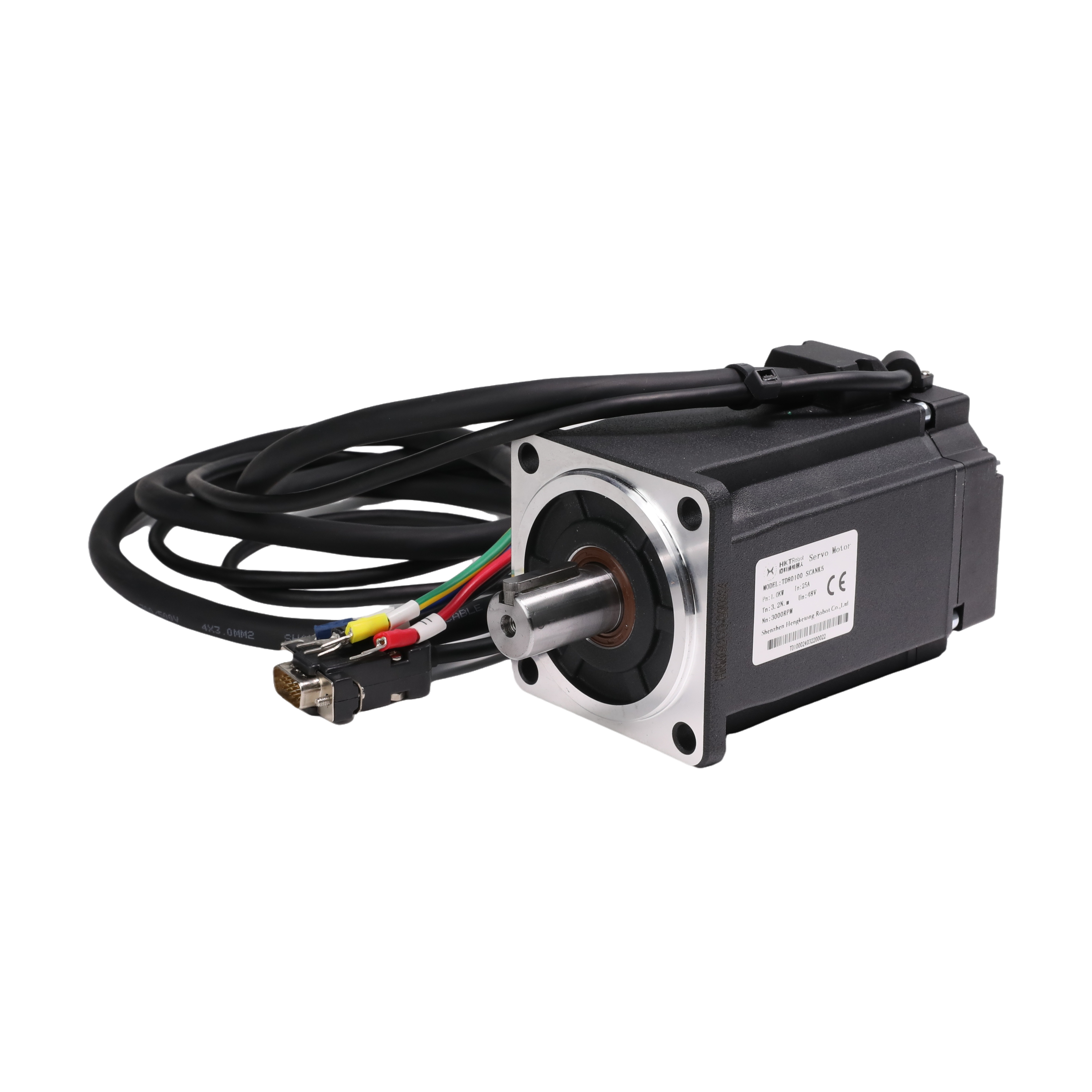 1000W DC 48V Servo Motor 3000rpm 3.2N·m with Servo Drive for AGV Robot